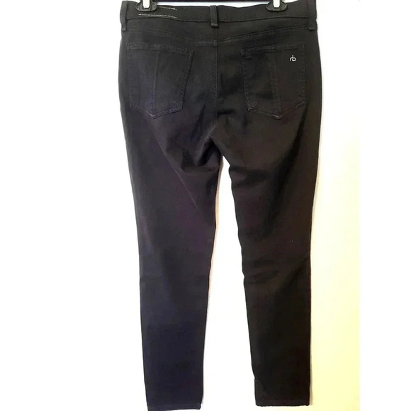 Rag & Bone Black Skinny Jean #6731 1J - Picture 3 of 6